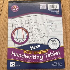 Multi-Sensory Handwriting Tablet - White